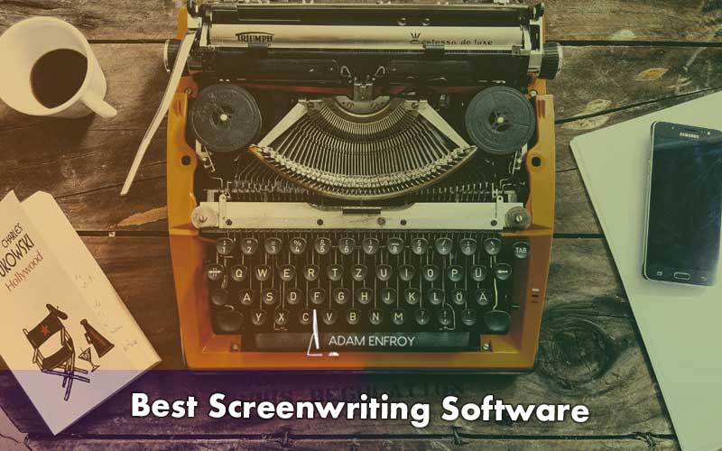 Screenplay writing software